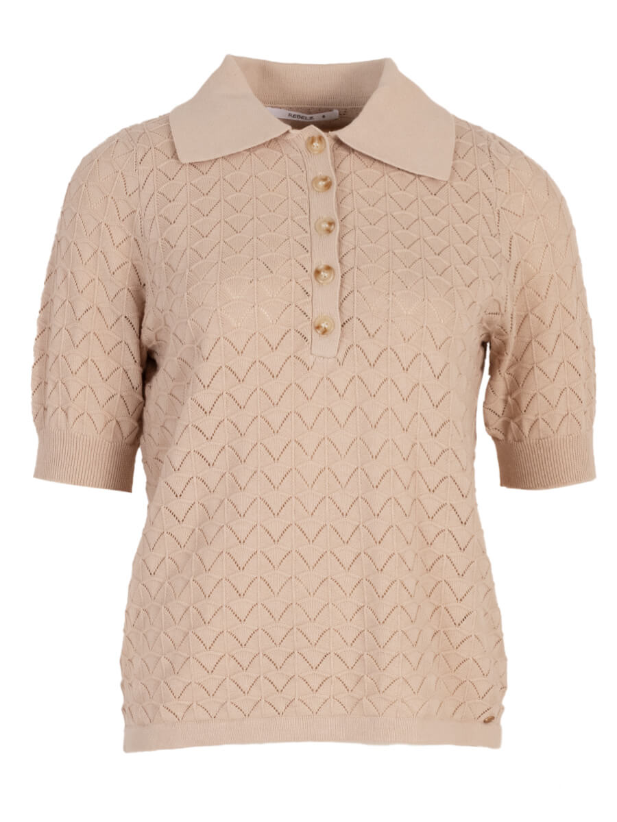 Beau Gebreide Polo