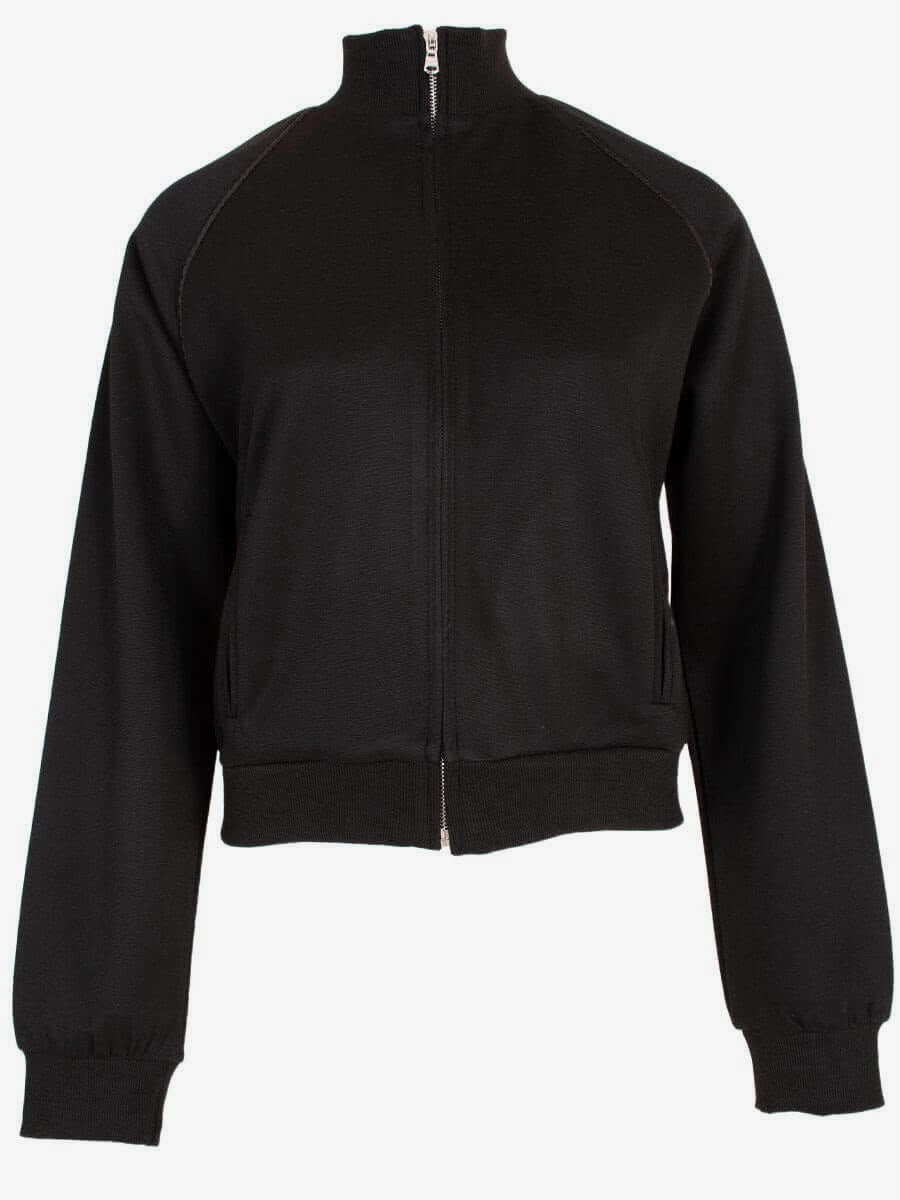 Elin Zip Sweater Zwart