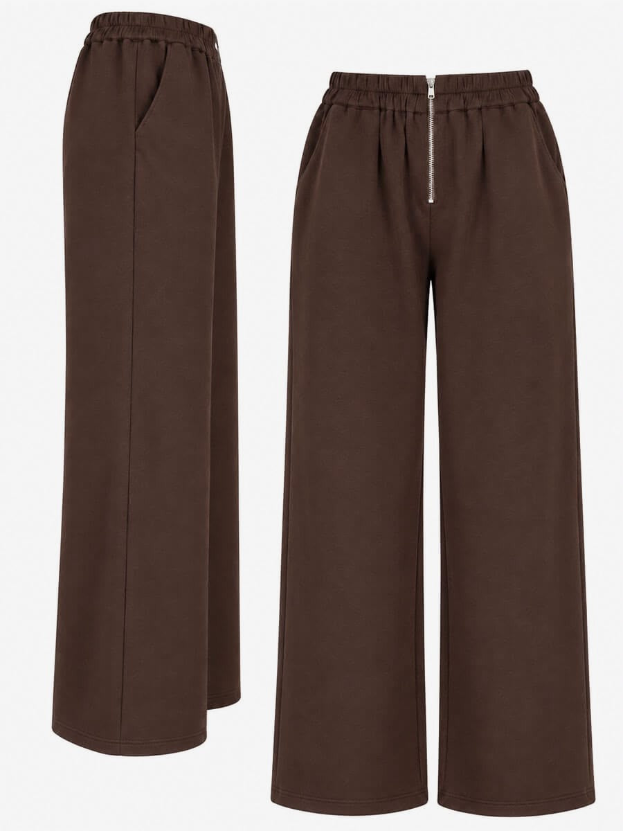 Bo Wijde Broek Bruin