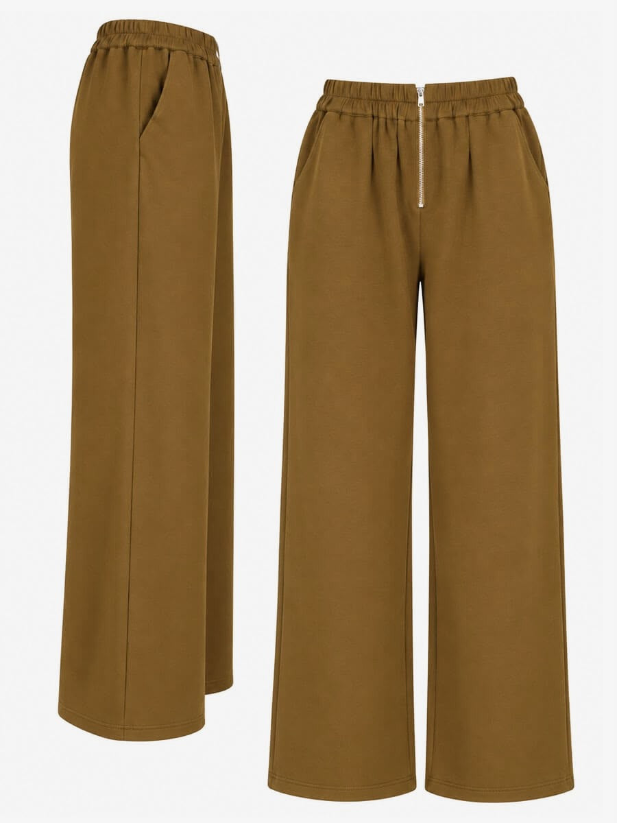 Bo Wijde Broek Oker