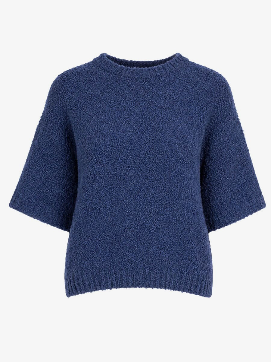 Pip Bouclé Trui Navy
