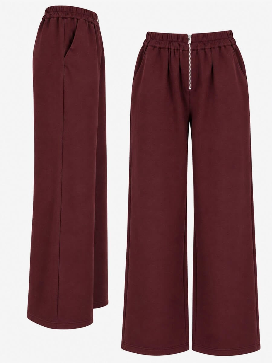 Bo Wijde Broek Bordeaux