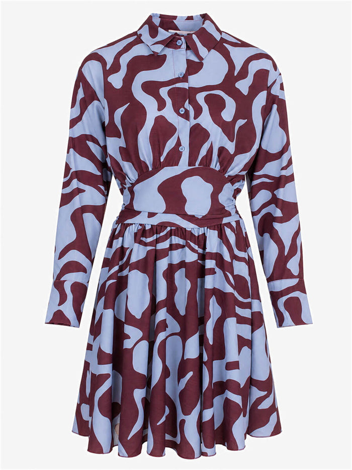 Lieke Jurk Bordeaux