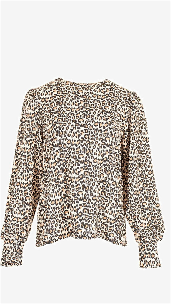 Sanne Top Leopard detail