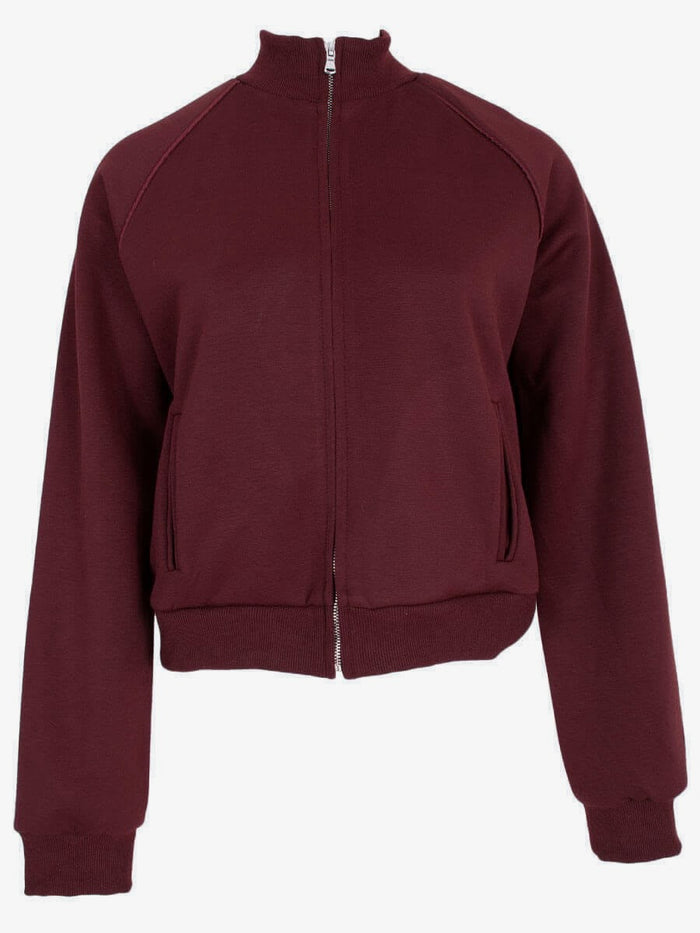 Elin Zip Sweater Bordeaux