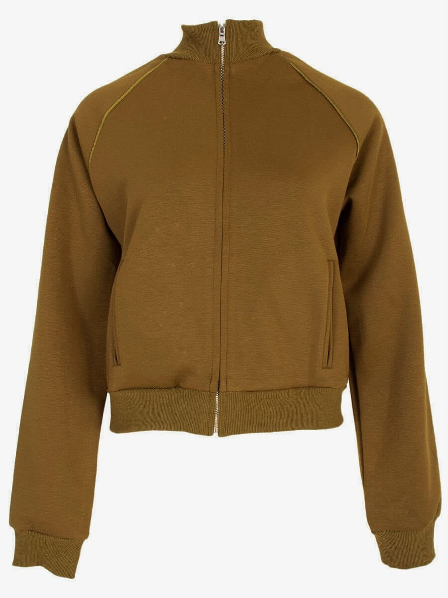Elin Zip Sweater Oker